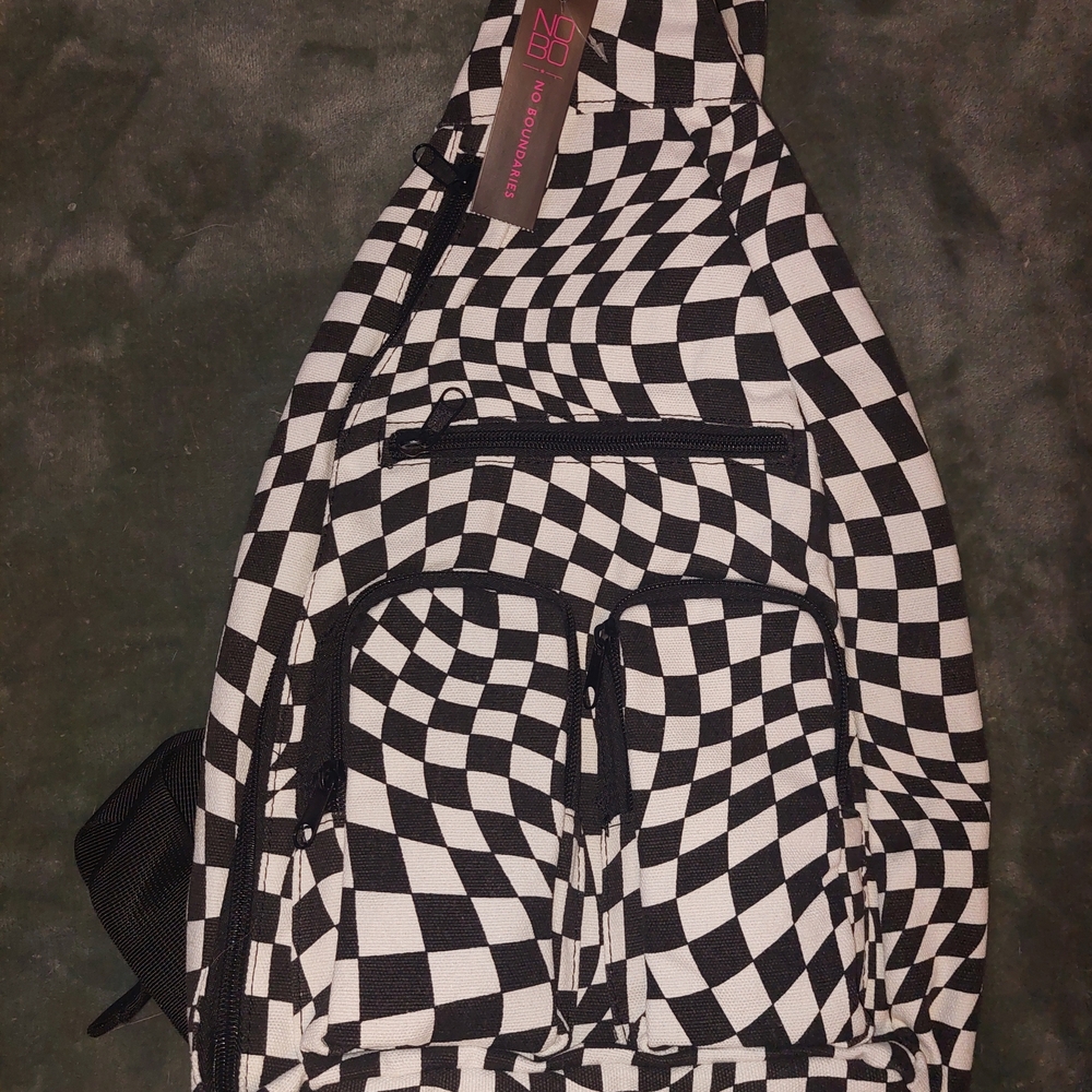 Checkered Sling Backpack - Picture 11 of 11